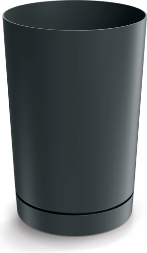 Květináč Tubo 30 cm tmavě šedý