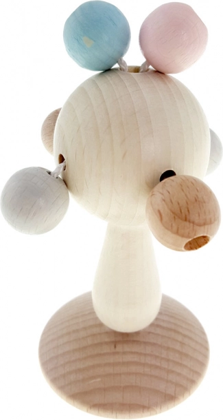 Chrastítko Hess přírodní šedé