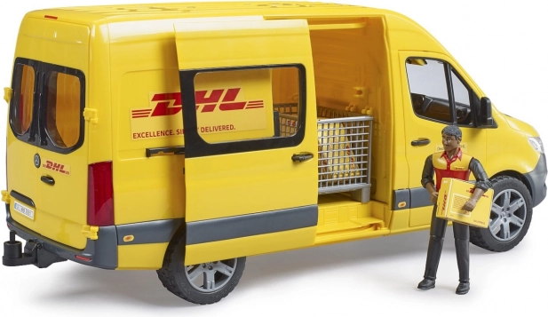 Bruder dodávka Mercedes-Benz Sprinter DHL s řidičem a příslušenstvím