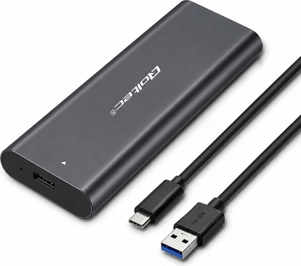Qoltec externí hliníkový box pro M.2 NVMe SSD s USB-C