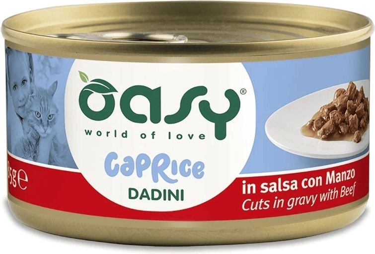 Oasy Caprice Cuts v omáčce s hovězím 85 g