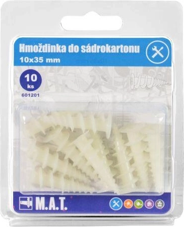 Hmoždinka do sádrokartonu Turbo 10×35 PH (10 ks)