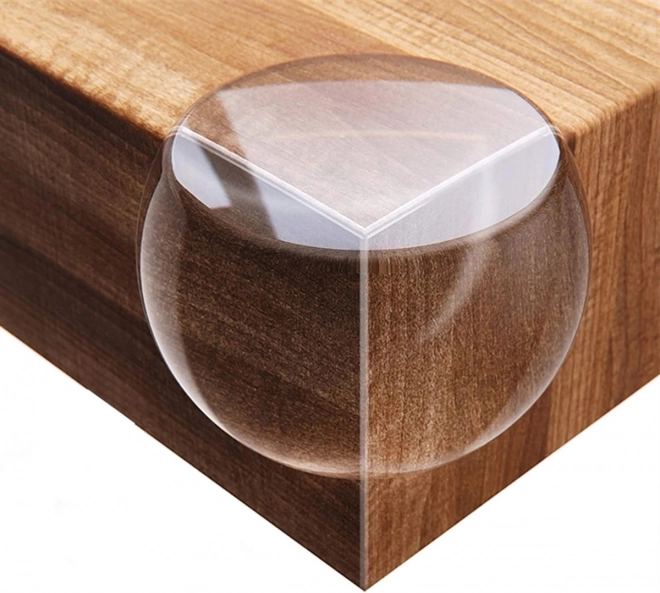 Silikonové chrániče rohů nábytku – kulaté, 4 ks