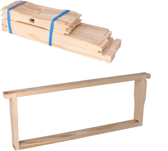 Sada 10 rámků 1/2 Wielkopolských Hoffmanových pro úly