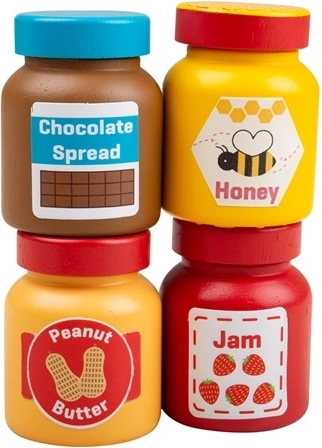 Dřevěná sada svačinkových pomazánek