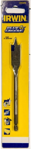 Plochý vrták do dřeva 16 mm IRWIN Blue Groove