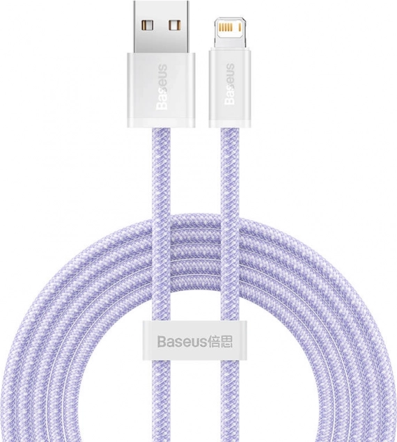 USB–Lightning kabel BASEUS Dynamic 2, 2 m, 2,4 A, fialový