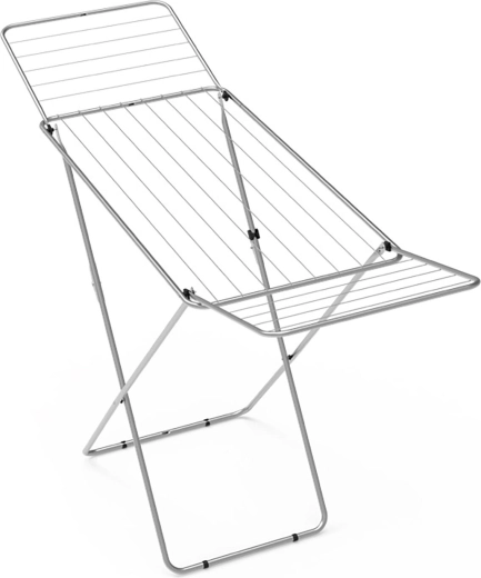 Skládací sušák na prádlo 18 m Aegenstar Lux, stříbrný