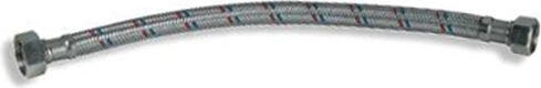 Nerezová připojovací hadice M3/8" × M3/8", 20 cm