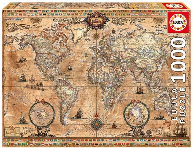 Puzzle 1000 dílků Antická mapa