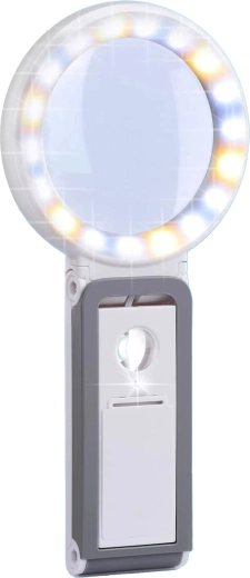 LED lupa na čtení se stojánkem 10×/30×