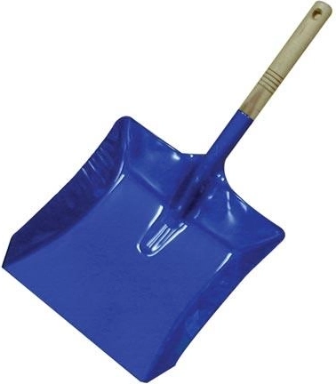Lopatka na smetí s dřevěnou rukojetí