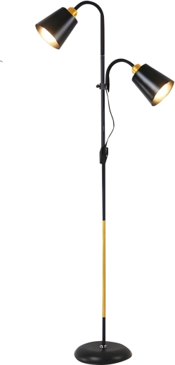 Podlahová lampa Floer 90 2×E27, výška 154–191 cm