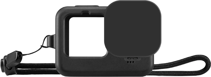 Silikonové pouzdro Puluz pro GoPro HERO12/11/10/9 Black s krytem objektivu a poutkem - 1 kus
