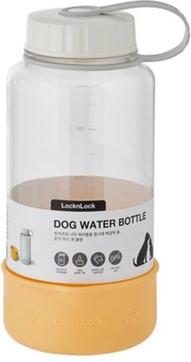 Plastová láhev na vodu Lock 1 l pro domácí mazlíčky
