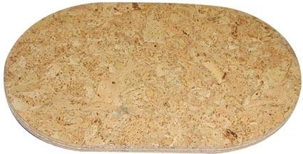 Korkové oválné prostírání 36 × 25 cm, sada 4 ks