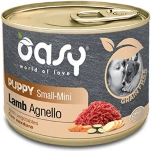 Oasy Grain Free pro štěňata Small/Mini jehněčí 200 g