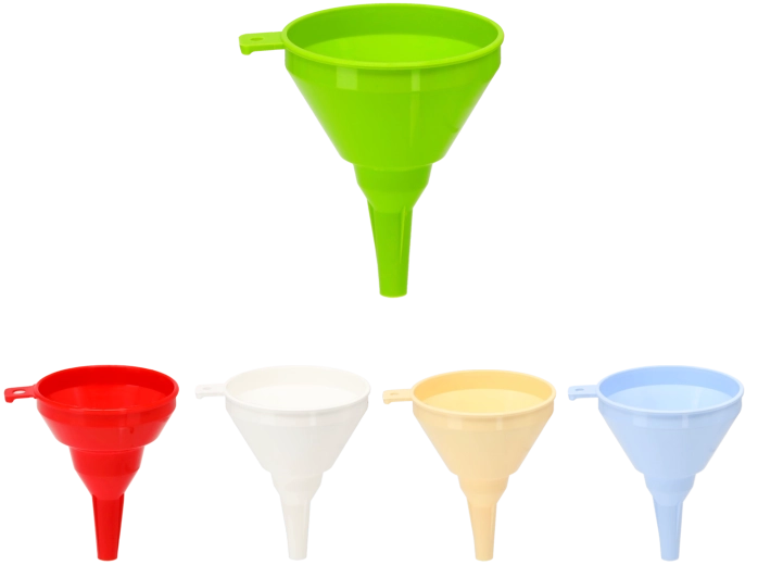 Malý plastový kuchyňský trychtýř 8 cm FLONENTYNA