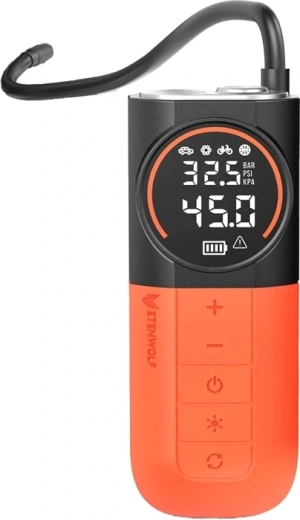Bezdrátový autokompresor Etenwolf S1 s baterií 5200 mAh