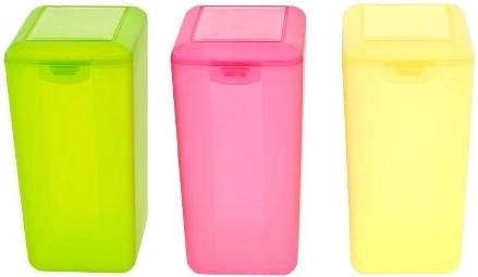 Plastová dóza s klipovým uzávěrem 1,6 l, obdélníková, vysoká