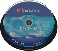 Verbatim CD-R Extra Protection 700 MB 52x - 10 ks