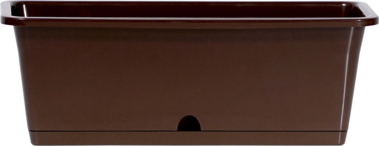 Plastový truhlík Camelia 59,5 cm hnědý