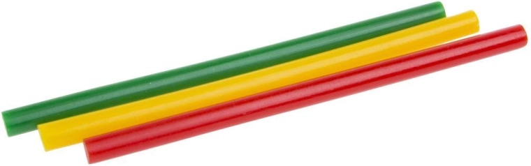 Barevné tavné tyčinky 7,2 × 100 mm, sada 12 ks