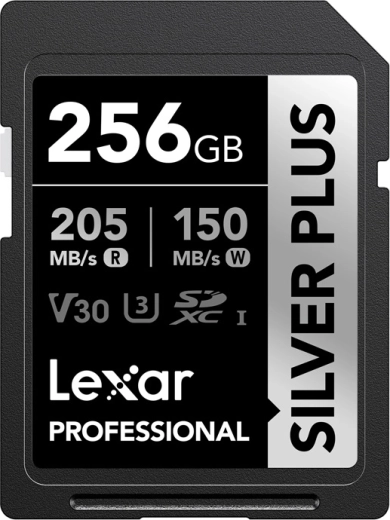 Lexar Professional Silver Plus sdxc paměťová karta 256 GB