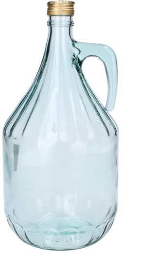 Skleněný demižon 3 l s kovovým šroubovacím uzávěrem