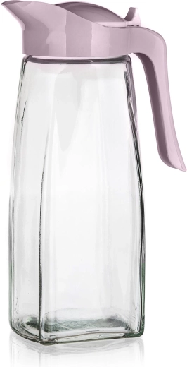 Skleněný džbán DARA 1,5 l s plastovým víčkem