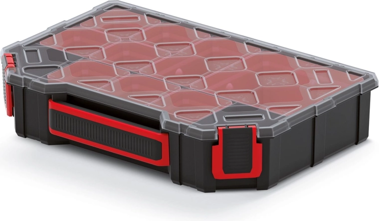 Organizér TAGER s průhledným víkem 284 × 195 × 60 mm