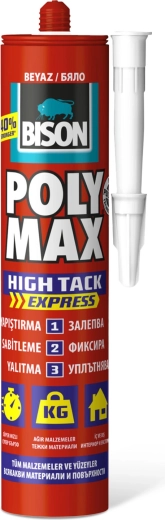 BISON Poly Max univerzální tmel a lepidlo SM Polymer 425 g