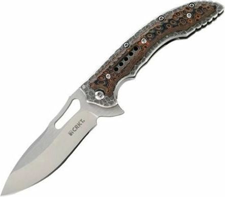 CRKT Fossil Compact Brown kapesní nůž 8,7 cm