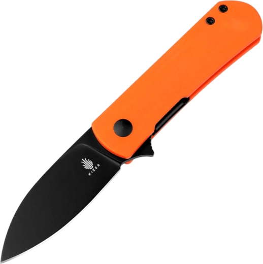 Kizer Yorkie zavírací kapesní nůž s ocelí Nitro-V a rukojetí G10 oranžová - 1 kus