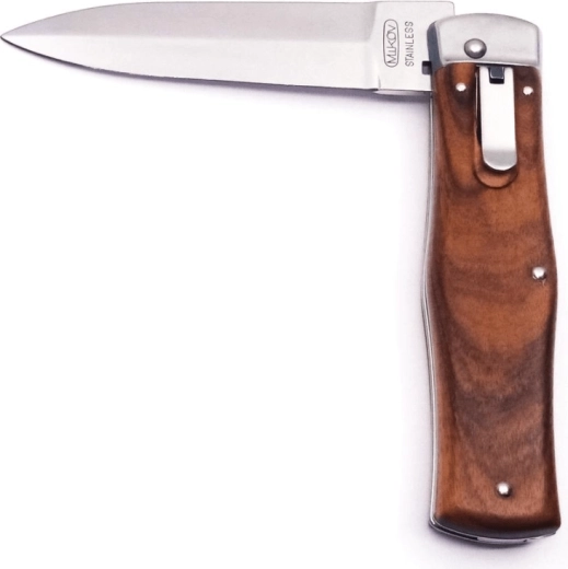 Mikov Predator – automatický vyskakovací nůž s palisandrovou rukojetí