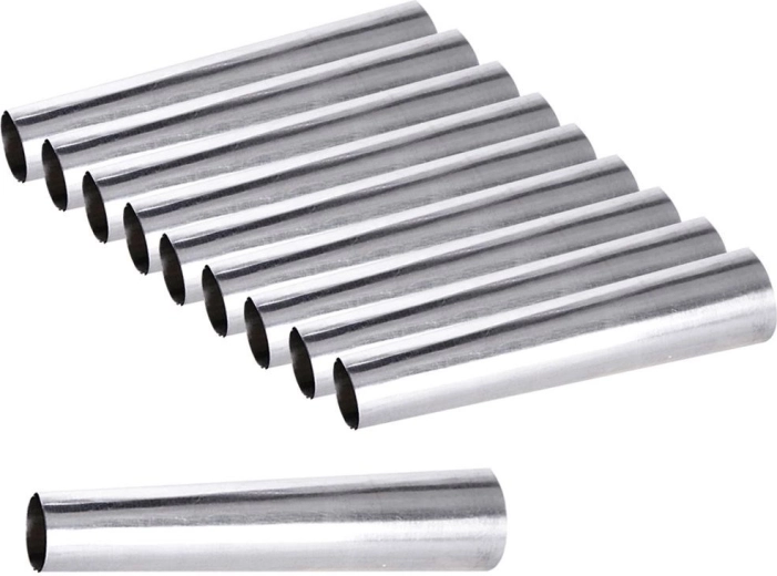 Cukrářské trubičky 10 cm, sada 10 ks