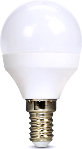 Solight LED žárovka miniglobe E14 6 W 3000 K 510 lm bílá