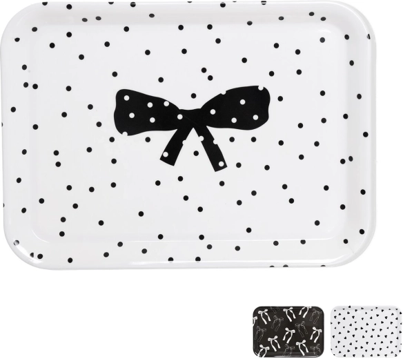 Servírovací tác z melaminu 38 × 27,5 cm, mix motivů