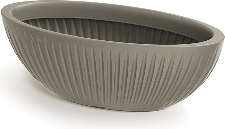 Květináč Latia Oval 58 cm mocca
