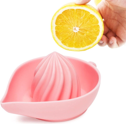 Silikonový odšťavňovač na citron růžový