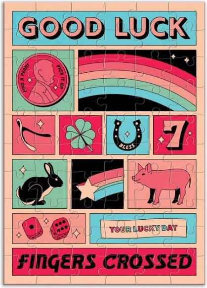 GALISON puzzle hodně štěstí – 60 dílků