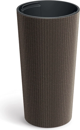 Květináč Lamia Slim Eco Wood káva