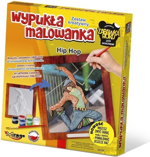 Vypouklé malování – Hip Hop tanečník (kreativní sada)