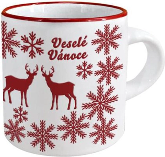Keramický hrnek s motivem vánočního soba 120 ml TORO