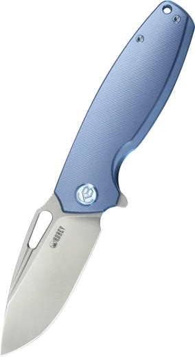 Kubey Tityus zavírací kapesní nůž 8,6 cm modrý titan