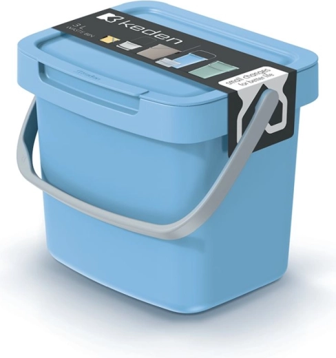 Odpadkový koš 3 l světle modrý SYSTEMA Q COLLECT