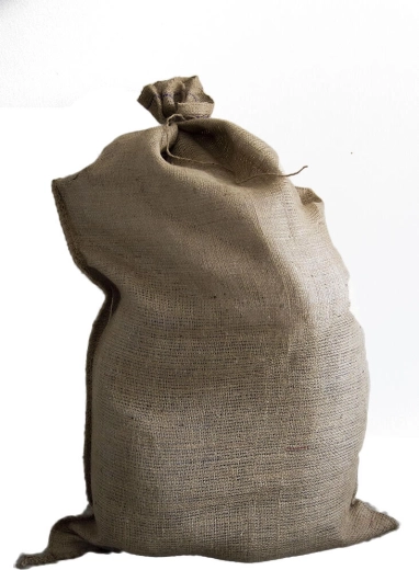Jutový pytel s úvazkem 95 × 56 cm