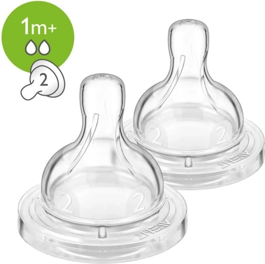 Philips AVENT dudlík Anti-colic/Classic+ pomalý průtok 1m+, 2 ks