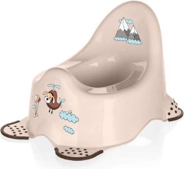 Dětský nočník DOG, béžový plast 38 × 27 × 24 cm