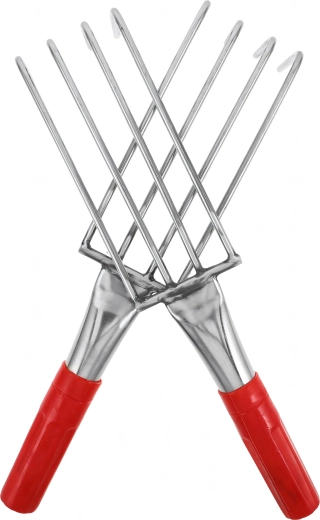 Ruční zahradní kultivátor (mini hrabičky) 4 zuby 32 cm
